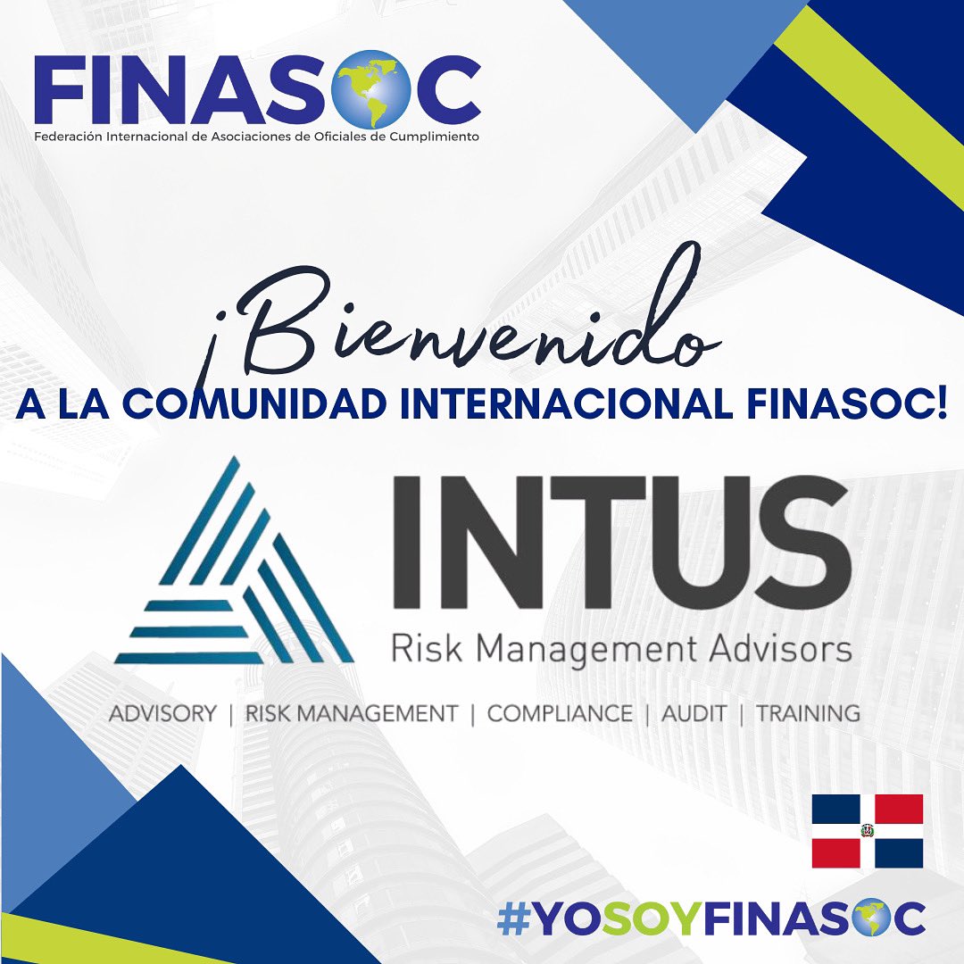 FinasocAC's tweet photo. 🇩🇴🤝 ¡𝐄𝐧 𝐅𝐈𝐍𝐀𝐒🌎𝐂 𝐝𝐚𝐦𝐨𝐬 𝐥𝐚 𝐛𝐢𝐞𝐧𝐯𝐞𝐧𝐢𝐝𝐚 𝐚 𝐈𝐍𝐓𝐔𝐒 𝐑𝐢𝐬𝐤 𝐌𝐚𝐧𝐚𝐠𝐞𝐦𝐞𝐧𝐭 𝐀𝐝𝐯𝐢𝐬𝐨𝐫𝐬 𝐝𝐞 𝐥𝐚 𝐑𝐞𝐩𝐮́𝐛𝐥𝐢𝐜𝐚 𝐃𝐨𝐦𝐢𝐧𝐢𝐜𝐚𝐧𝐚 𝐜𝐨𝐦𝐨 𝐧𝐮𝐞𝐯𝐨 𝐦𝐢𝐞𝐦𝐛𝐫𝐨 𝐝𝐞 𝐧𝐮𝐞𝐬𝐭𝐫𝐚 𝐜𝐨𝐦𝐮𝐧𝐢𝐝𝐚𝐝 𝐢𝐧𝐭𝐞𝐫𝐧𝐚𝐜𝐢𝐨𝐧𝐚𝐥!✨ https://t.co/JZfXGujh81