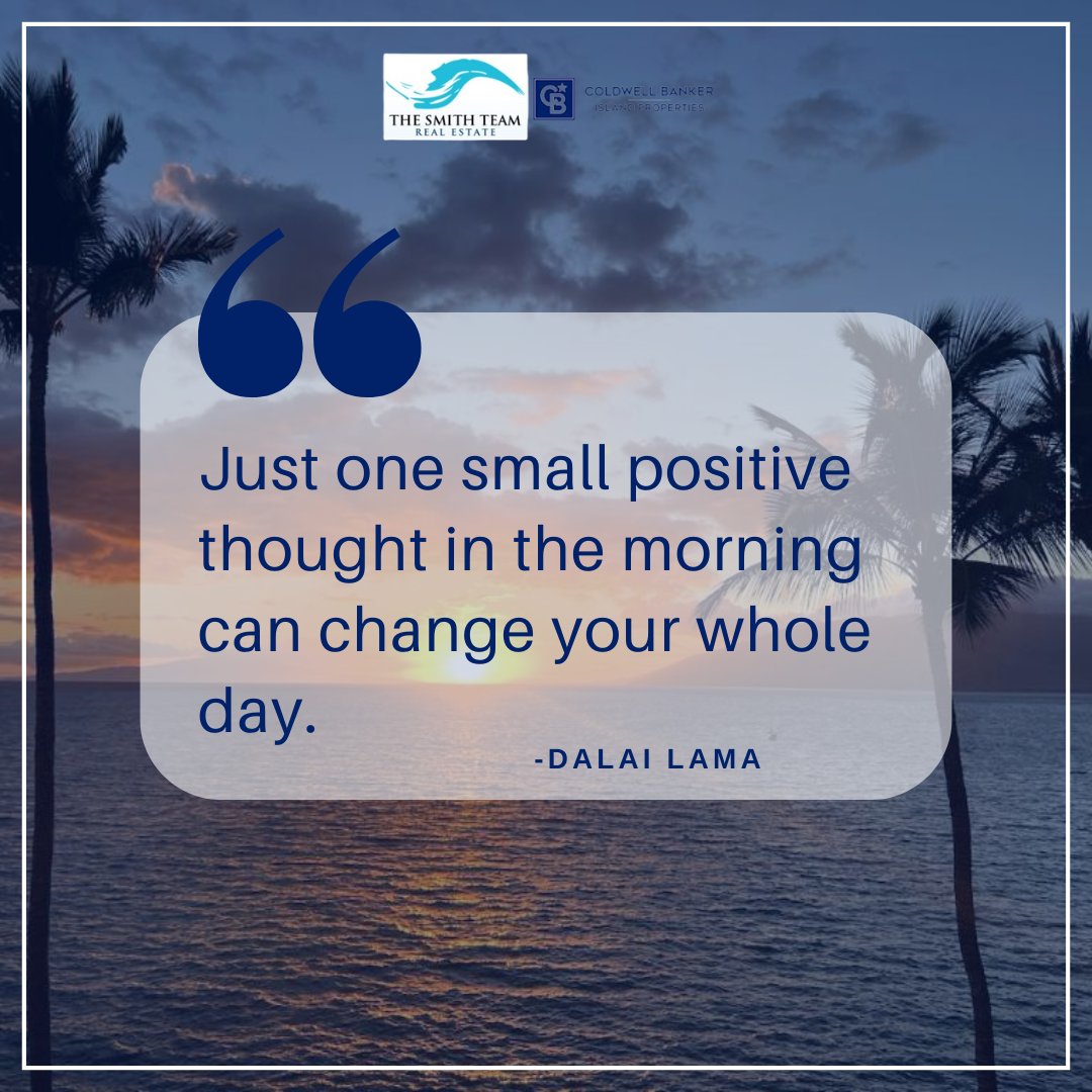 kensmithmaui's tweet photo. 🌞 Just one small positive thought in the morning can change your whole day.
✨ Start today with gratitude, hope, or a goal — and watch the energy shift.

#MorningMotivation #PositiveVibes #StartYourDayRight #MindsetMatters #TheSmithteam #mondaymorivation #toprealtoe https://t.co/9lUIpZ4q4E