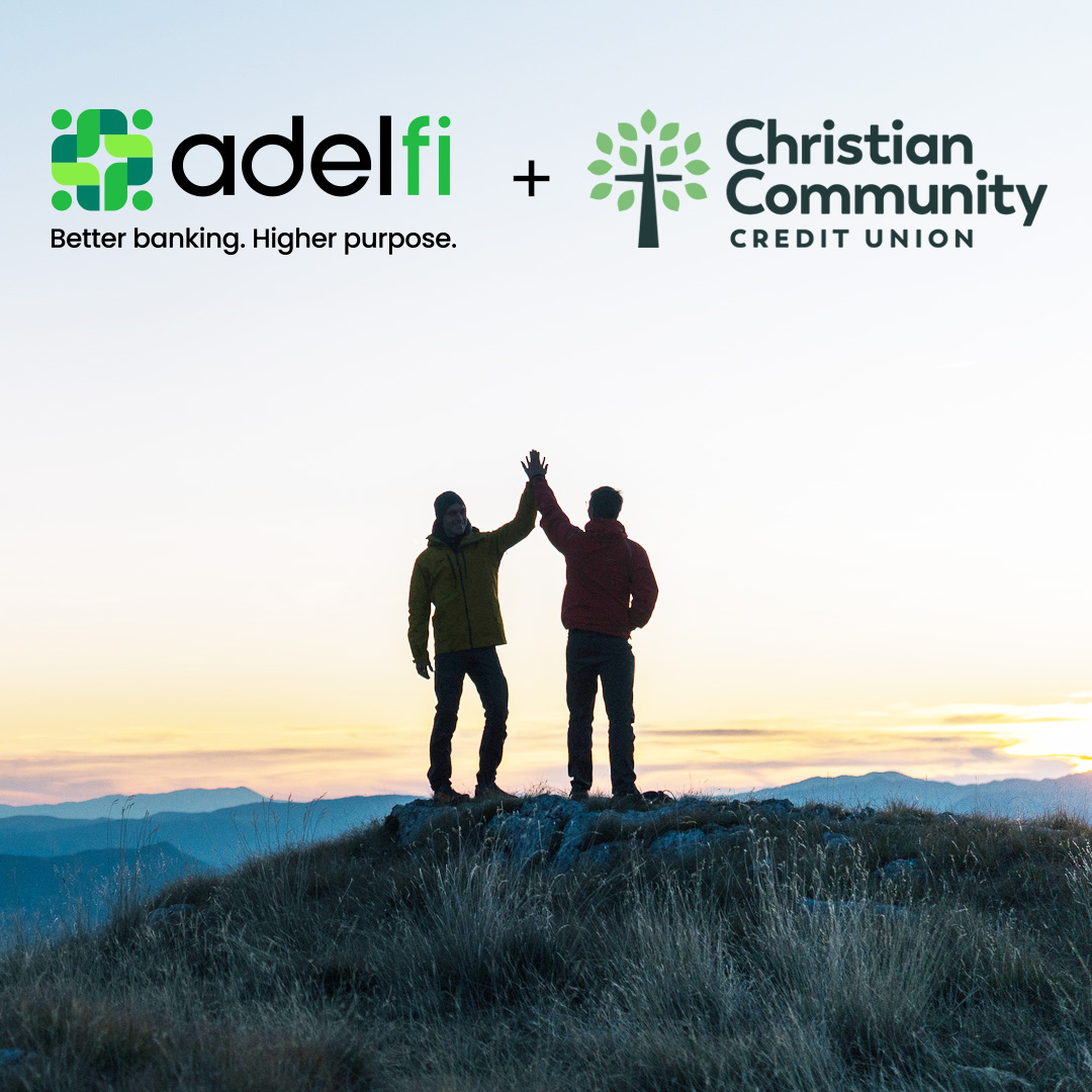 Big news! AdelFi and Christian Community Credit Union are officially merging. This unites two mission-aligned institutions to better serve the Christian community. Everything you rely on stays the same—plus more to come.

Learn more at our Merger Hub: ow.ly/50NF50WSjMP