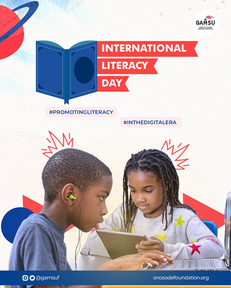 Literacy today goes beyond reading + writing, it’s the key to thriving in a digital world.

On #InternationalLiteracyDay, let’s push for inclusive, critical, and creative 
learning for all.

#ILD2025 #EducationForAll