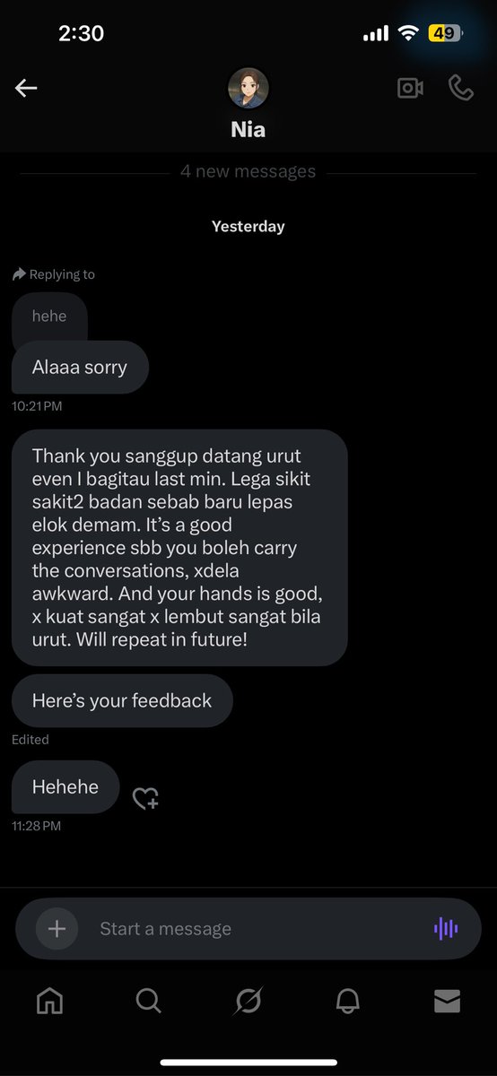 malizss's tweet photo. customer kita hari ni happy kita pun happy jom siapa lagi yang perlukan tangan untuk support kita bukan buat service urut kita buat service meluah sekali tau hehe 😆 https://t.co/RuPx1rF3AV