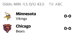 cblezsports's tweet photo. 🚨 $3,000 Wager in Vikings/Bears MNF

Like if you want the pick sent to your DMs ❤️
(be following @cblezbets) https://t.co/fH3WA0CyA2