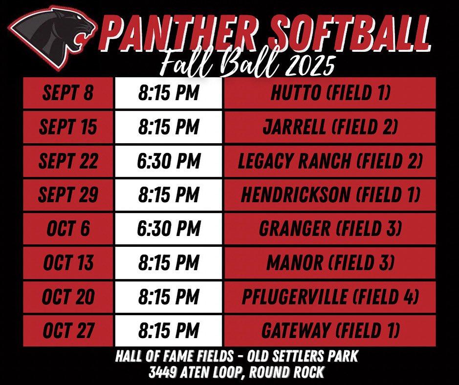 HPsoftball_fans's tweet photo. Monday night fall ball league schedule https://t.co/e3XvK11aY5