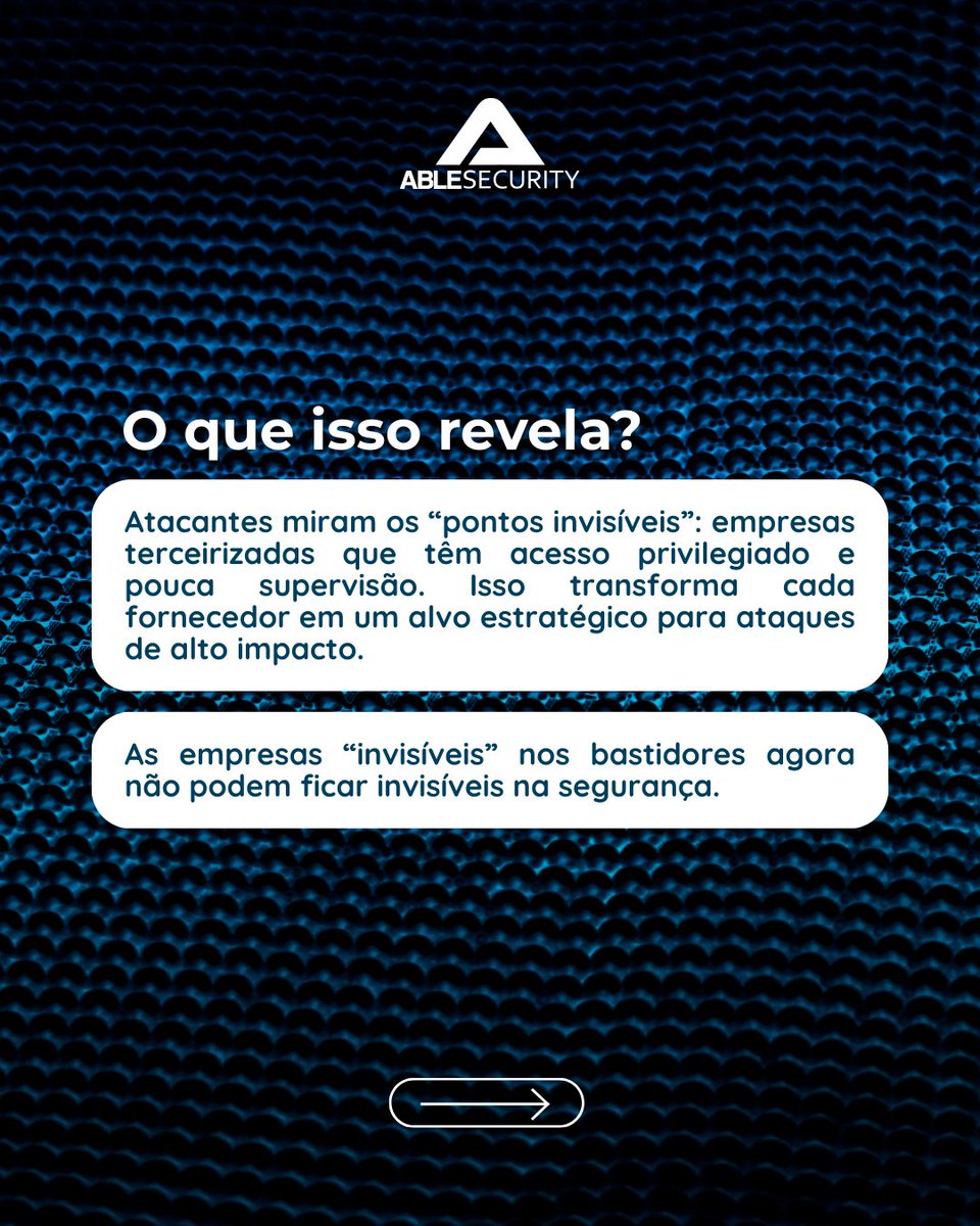 Able_Security's tweet photo. Dois métodos de ataque diferentes, um alvo em comum: provedores de serviço para instituições financeiras. Entenda o que aconteceu e como proteger sua empresa. #Cibersegurança https://t.co/Fh3EAd4SXa