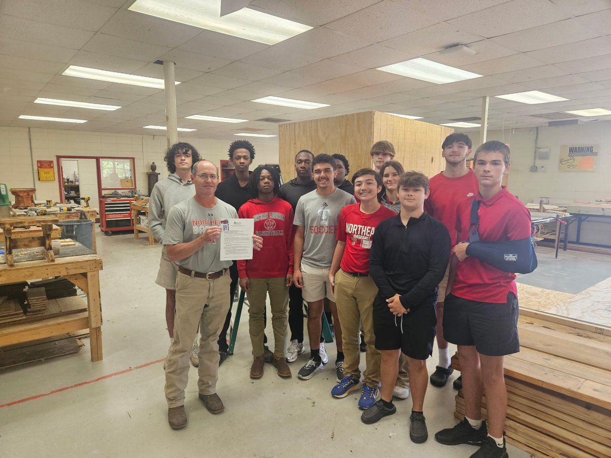 Congratulations toMr. Boldin for being awarded a classroom Mini grant from the Lauderdale County School District Foundation! The award includes a gift card to Harbor Freight to purchase tools and supplies for use in the career and technical education classroom. 

#TrojanPride