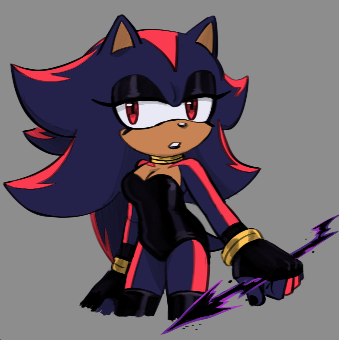Andromeda showing off her chaos and doom powers! 1/2 #sonicthehedgehog  #sonadow #fankid, image size:1083x1085