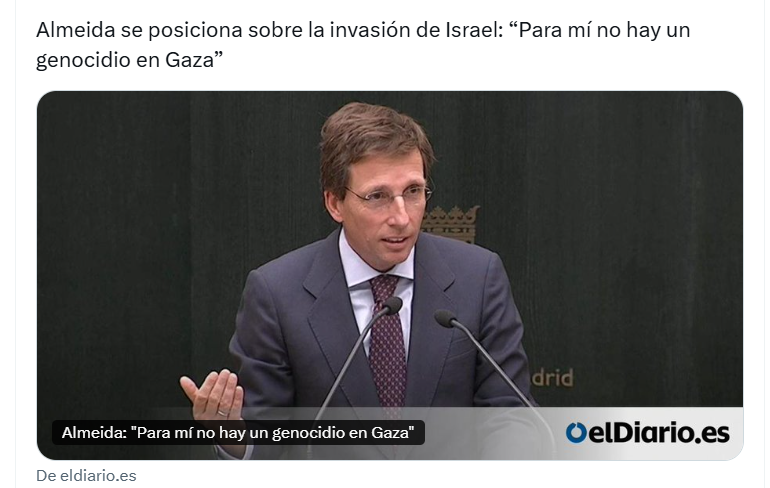 skakeofanzine's tweet photo. El PP de Madrid atacando al Gobierno de España y defendiendo a #Israel.

Todo por putos intereses económicos. Son el MAL. https://t.co/HeBugTSRAt