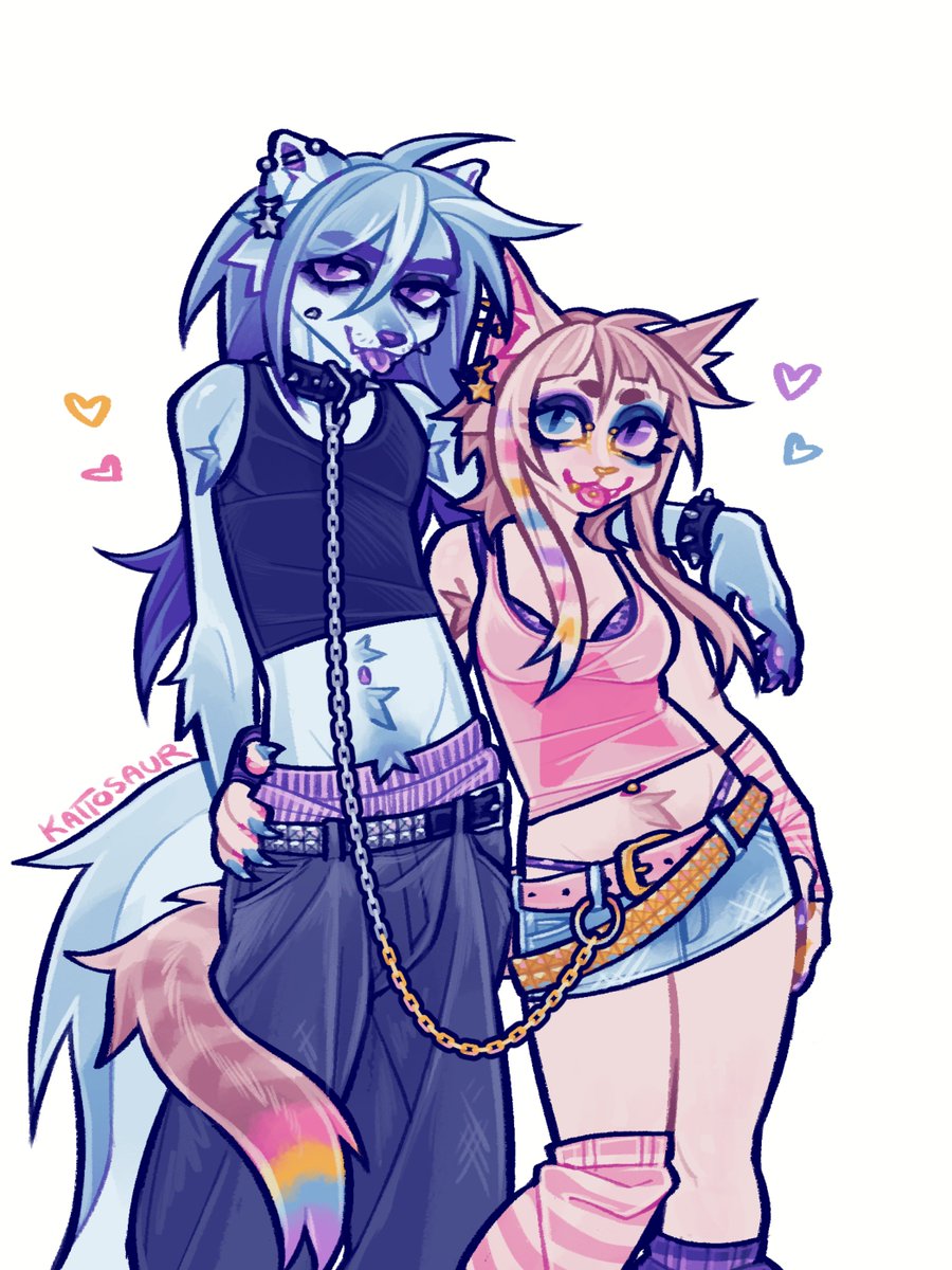 the evil scene queen and their stupid emo hound