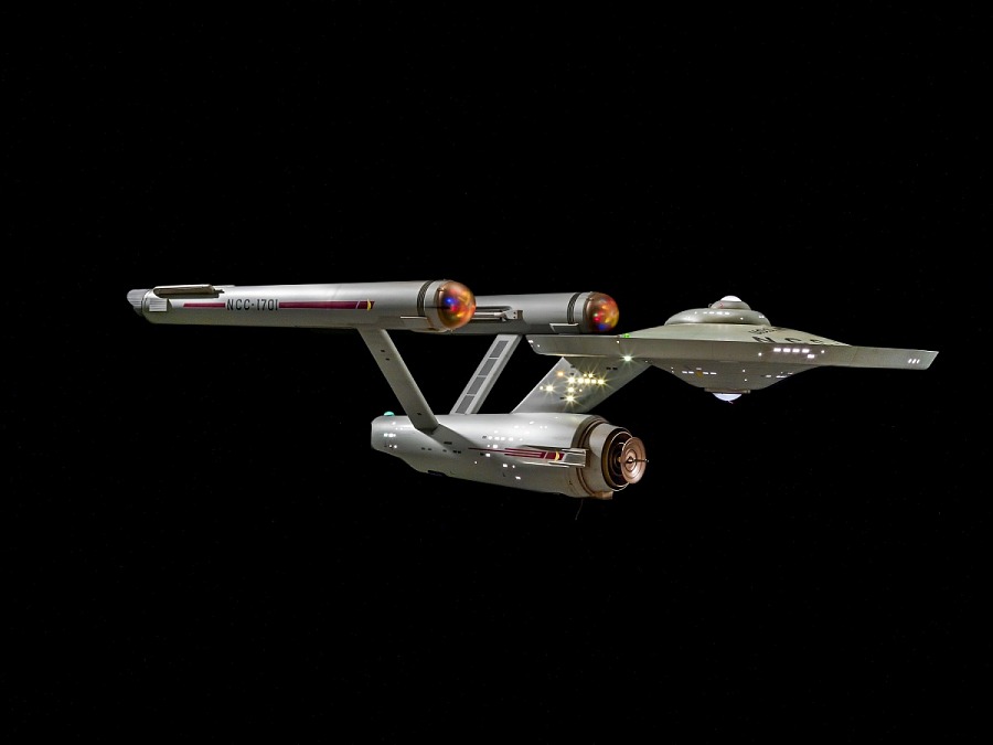 On this day in 1966, Star Trek (TOS) debuted on TV screens across the U.S. The original starship Enterprise studio model used in the TV show is in our collection and on display at the National Air and Space Museum in DC: s.si.edu/3P4B0Gq