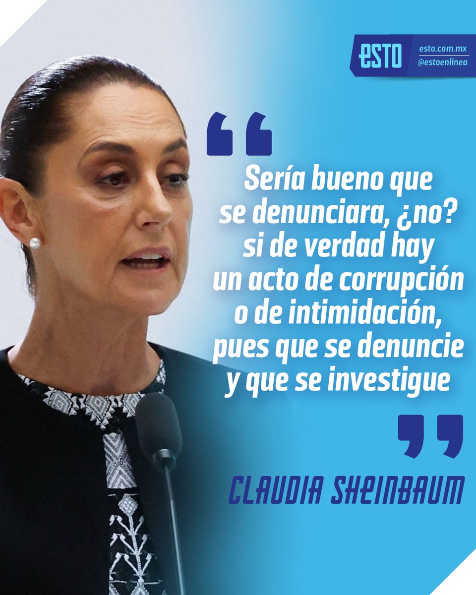 Claudia Sheinbaum, presidenta de México dio declaraciones sobre la situación que se vive en la Alcaldía Benito Juárez y el América por el Estadio Ciudad de los Deportes 👀

¿La máxima mandataria intervendrá? 🤔

Acá sus palabras 👇🏼 
elesto.mx/3VJ6ZQ0
