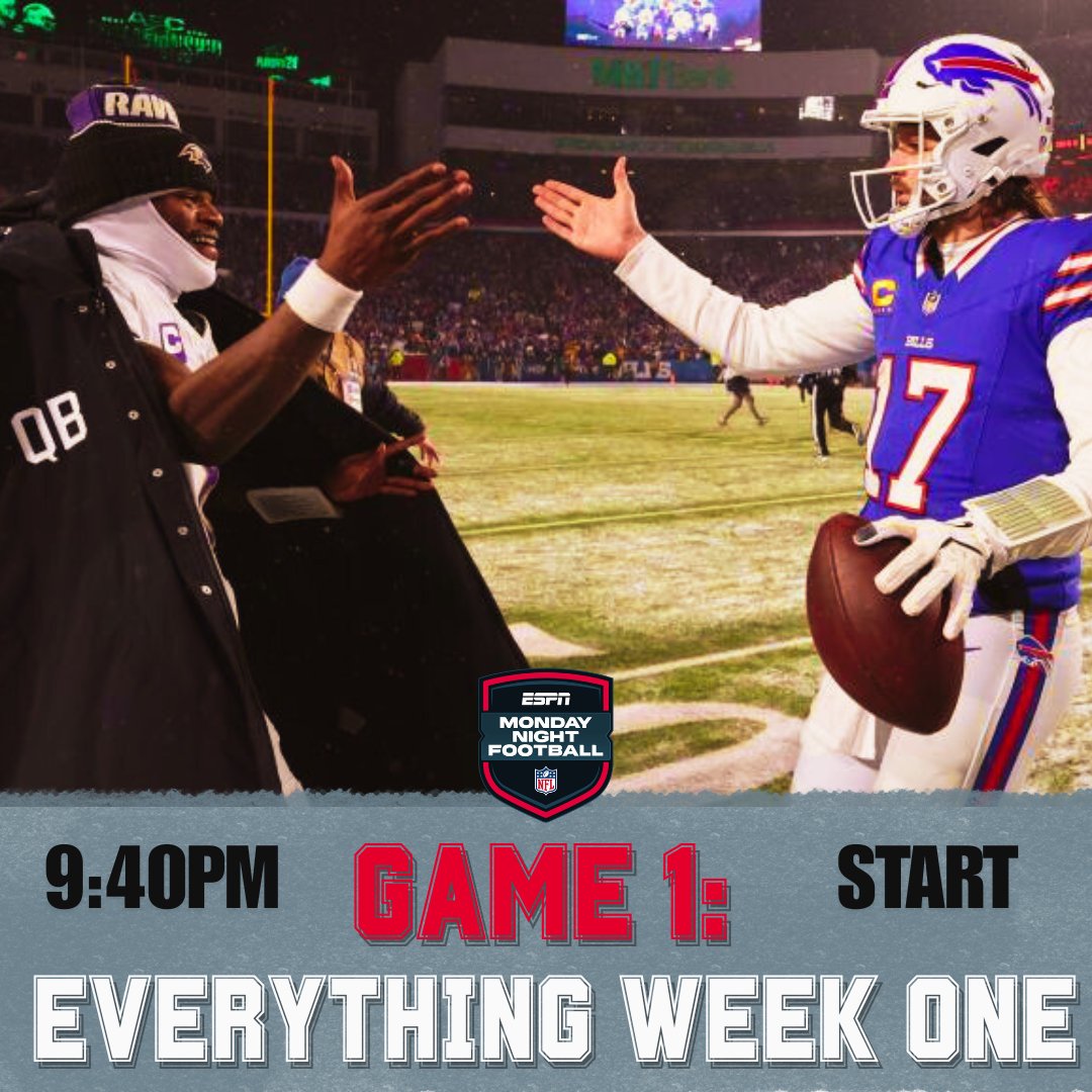 WHAT A START TO THE @nfl SEASON 😲

Were you tuned into everything in week 1? 

Join us TONIGHT for game 1 of the MNF NFL Trivia league at 9:40PM to put yourself to the test and battle against other NFL diehards. 

Join here 👉 bit.ly/45O51E5

See you tonight!