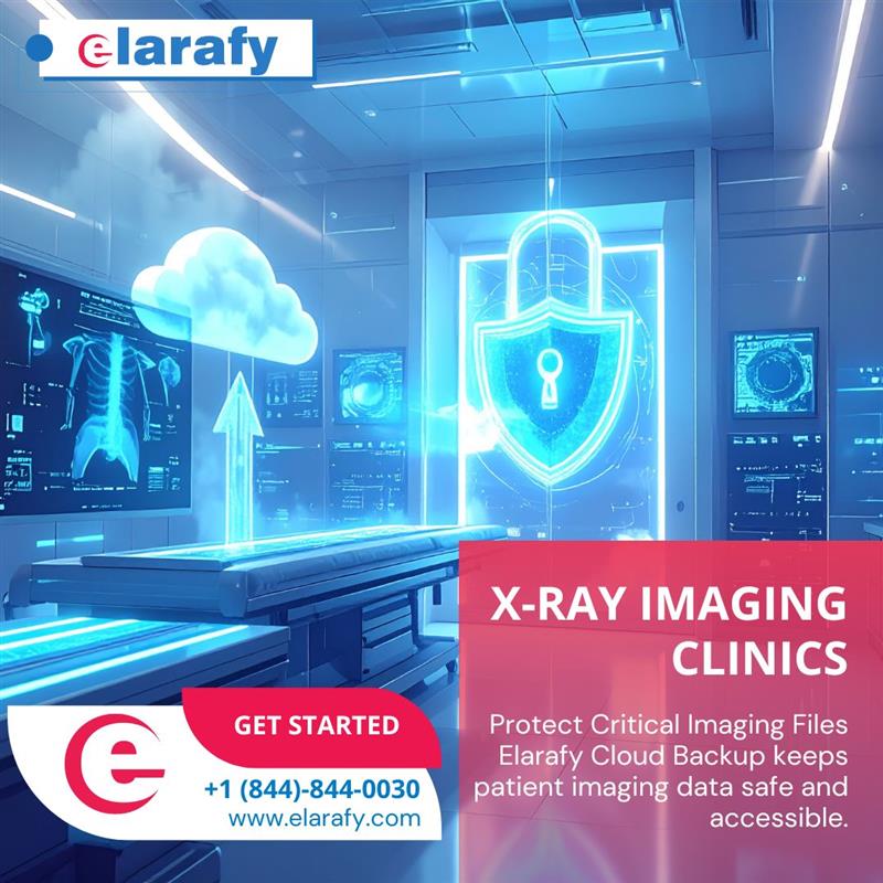 ElarafySolution's tweet image. ☁️ Protect your critical imaging files!
With Elarafy Cloud Backup, patient X-ray and imaging data stay secure, safe, and always accessible — giving your clinic peace of mind.
🌐 elarafy.com
📧 info@elarafy.com
📞 +1 844-844-0030
#CloudBackup #MedicalDataSecurity