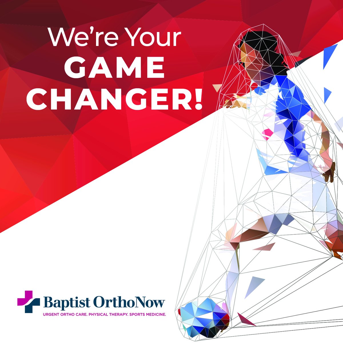Sprain, strain, or game pain? Baptist OrthoNow is here for it all! ⚽🩹 Thank you for keeping the YMCA of Greater Montgomery moving forward. 💙