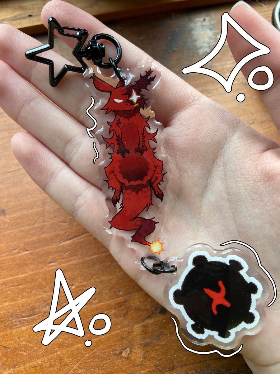 anarcgoblinart's tweet photo. ⭐ Etsy shop reopening! Featuring a small selection of regretevator charms will be available alongside my new slugcat charms. A larger restock will happen sometime in the near future! Shop in bio https://t.co/wkvWOU12BB