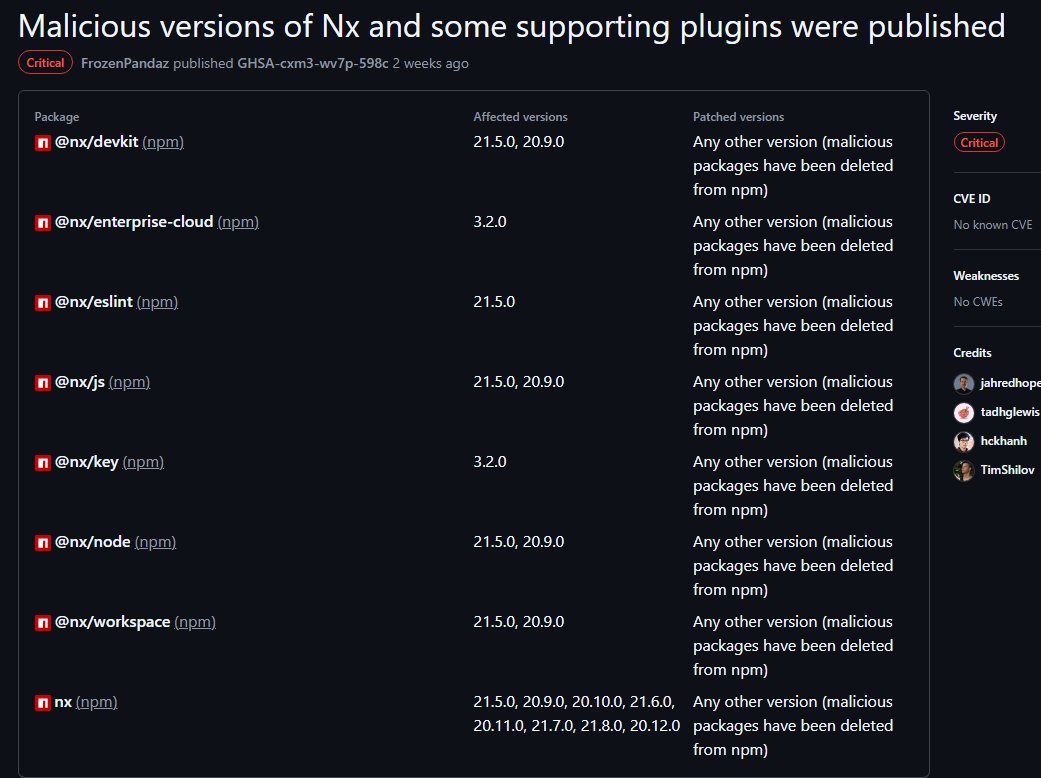Huge cyberattack spreading internet. Apps using JavaScript are compromised, due to nx package having malicious code injected

DO NOT PERFORM ANY CRYPTO TX FOR NOW!