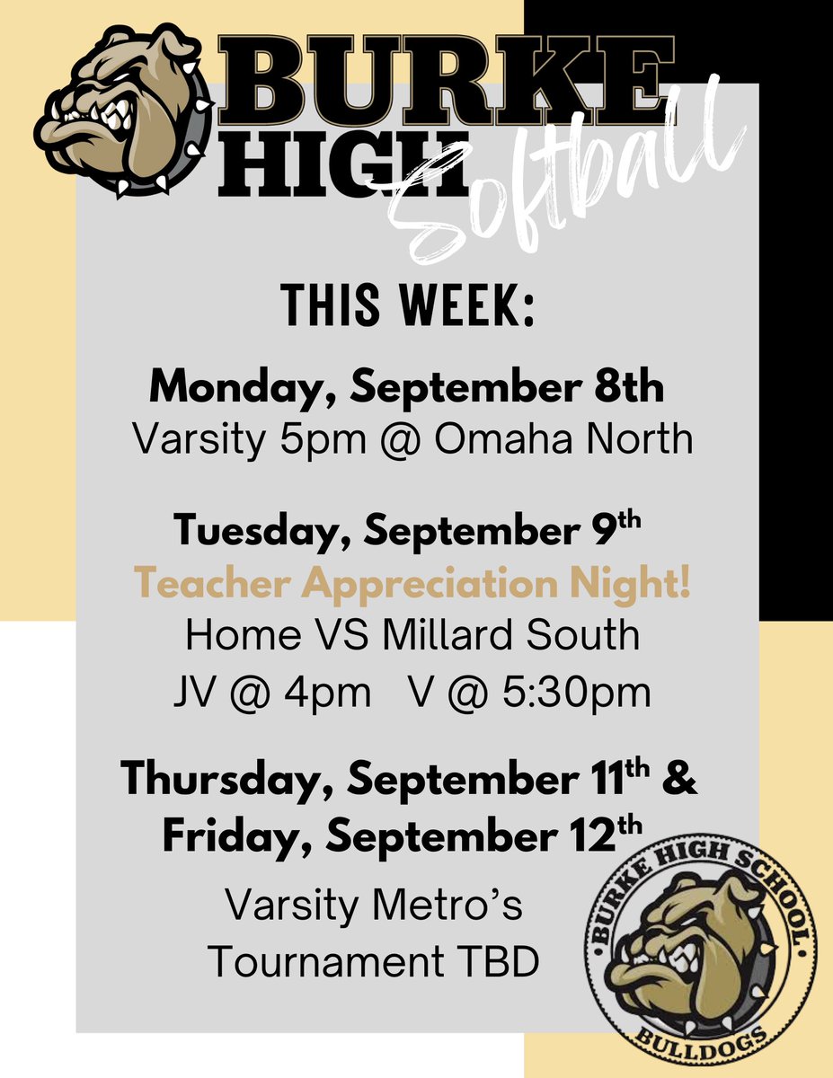 Burke High Softball tweet media