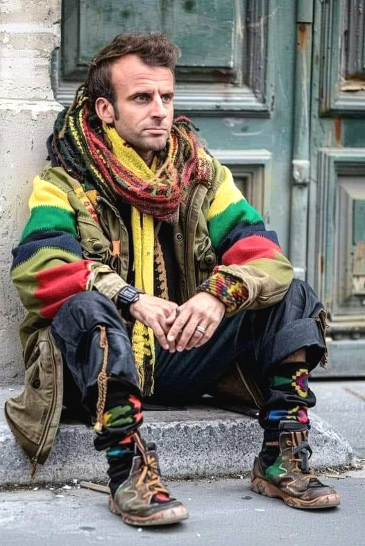 Última horaaaaaaa.
Macron sentado en un portal de la Rambla de Egara de Terrassa)⁉️