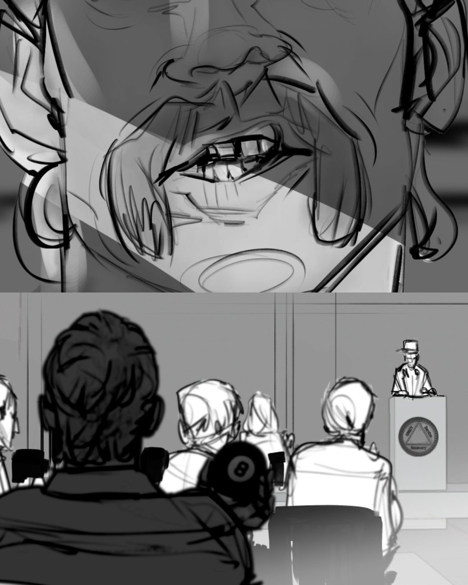 FamousFrames's tweet image. Take a look behind the scenes of the ending of golf comedy Happy Gilmore 2, starring Adam Sandler, with these storyboards by Famous Frames artist Charles Ratteray.