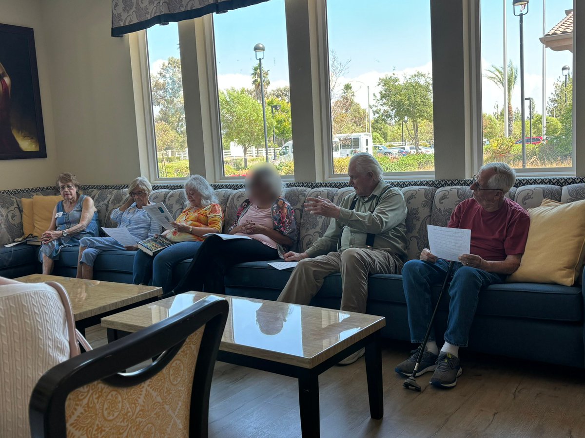 RV_SeniorLiving's tweet photo. We meet monthly for Book Club. We love the lively discussions and seeing what interests the residents. It's always a lot of fun.

#BookClub #BookWorms https://t.co/OvpqDoHqBR