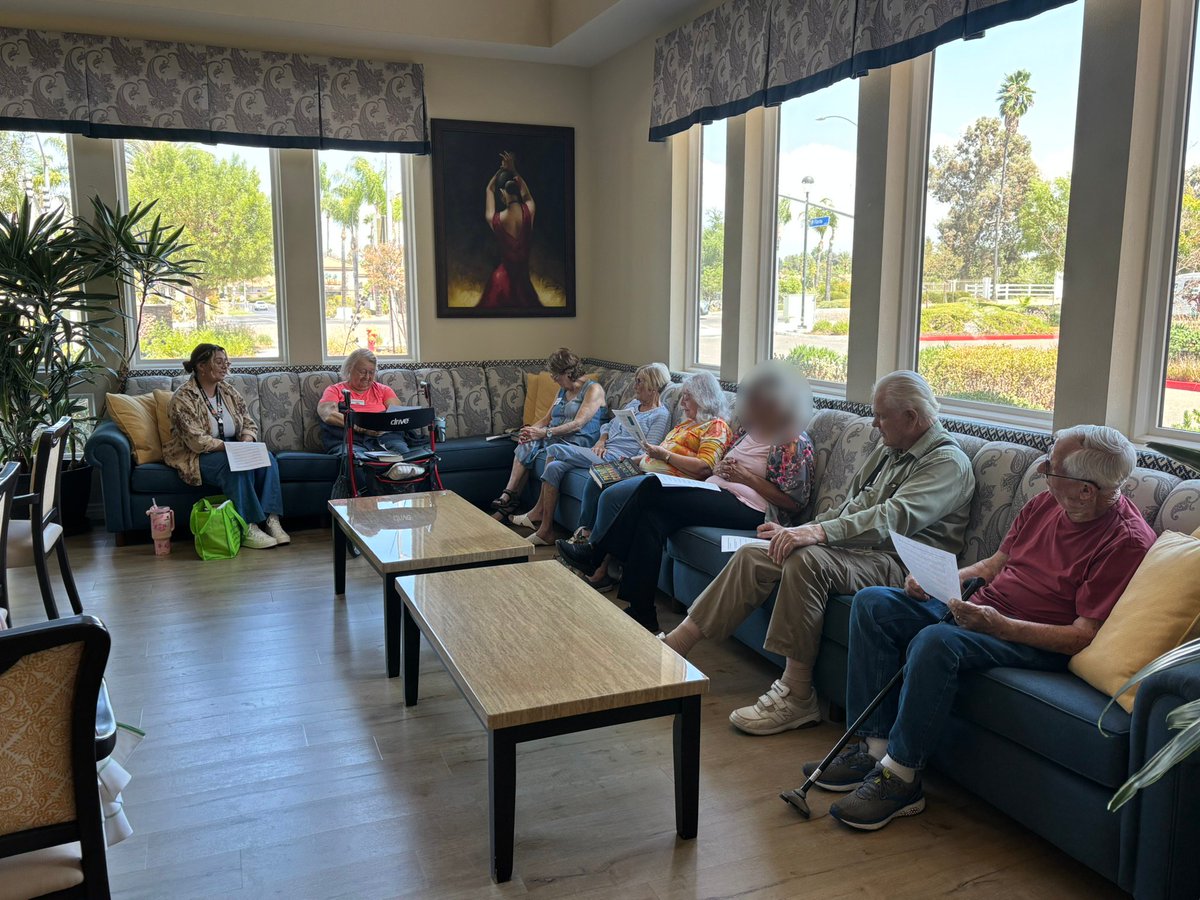 RV_SeniorLiving's tweet photo. We meet monthly for Book Club. We love the lively discussions and seeing what interests the residents. It's always a lot of fun.

#BookClub #BookWorms https://t.co/OvpqDoHqBR