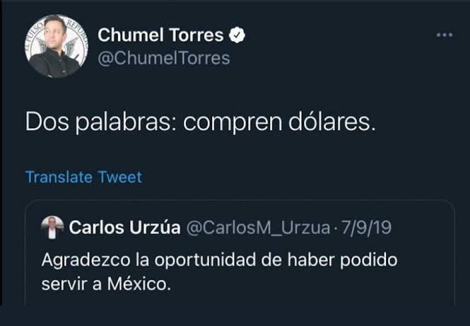 Hoy es un buen día para recordar pendejos, pero sobre todo para recordar a aquellos que te decían que compraras dólares. 
<a href="/ChumelTorres/">Chumel Torres</a>