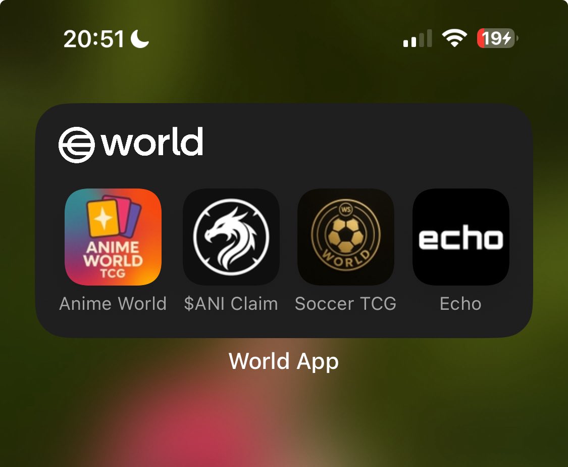 Did you know that you can put your apps on your home screen? 

#worldchain #worldcoin #wld #echo #anilabs #crypto