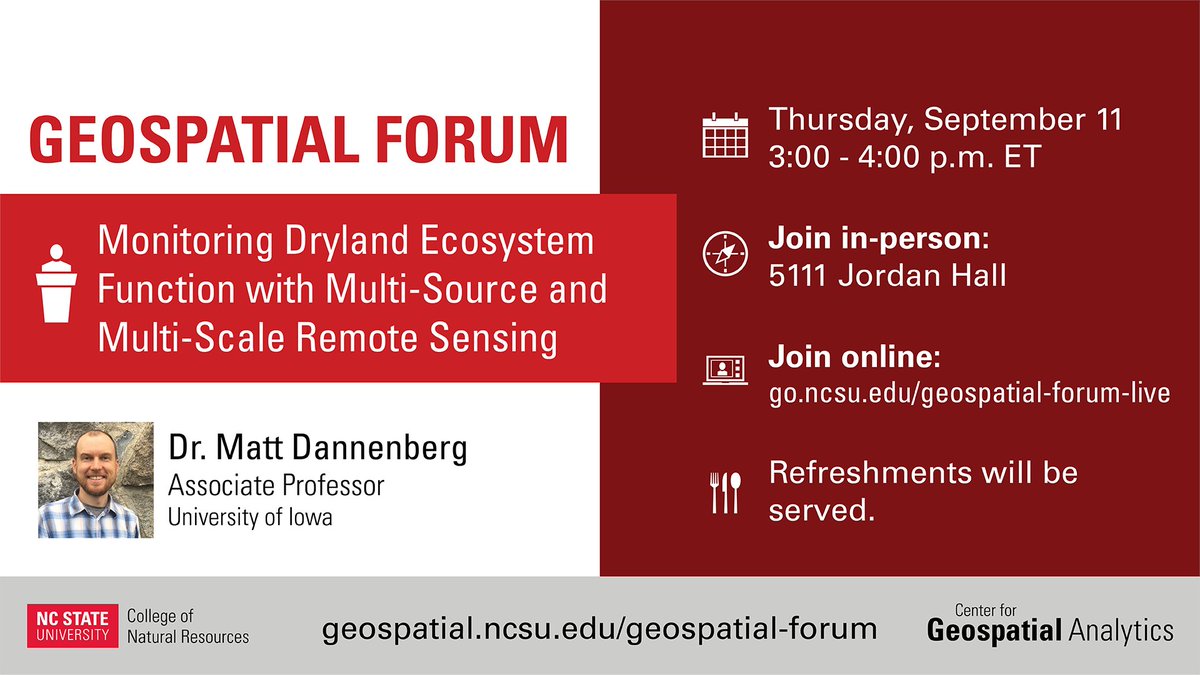 NC State Center for Geospatial Analytics tweet media