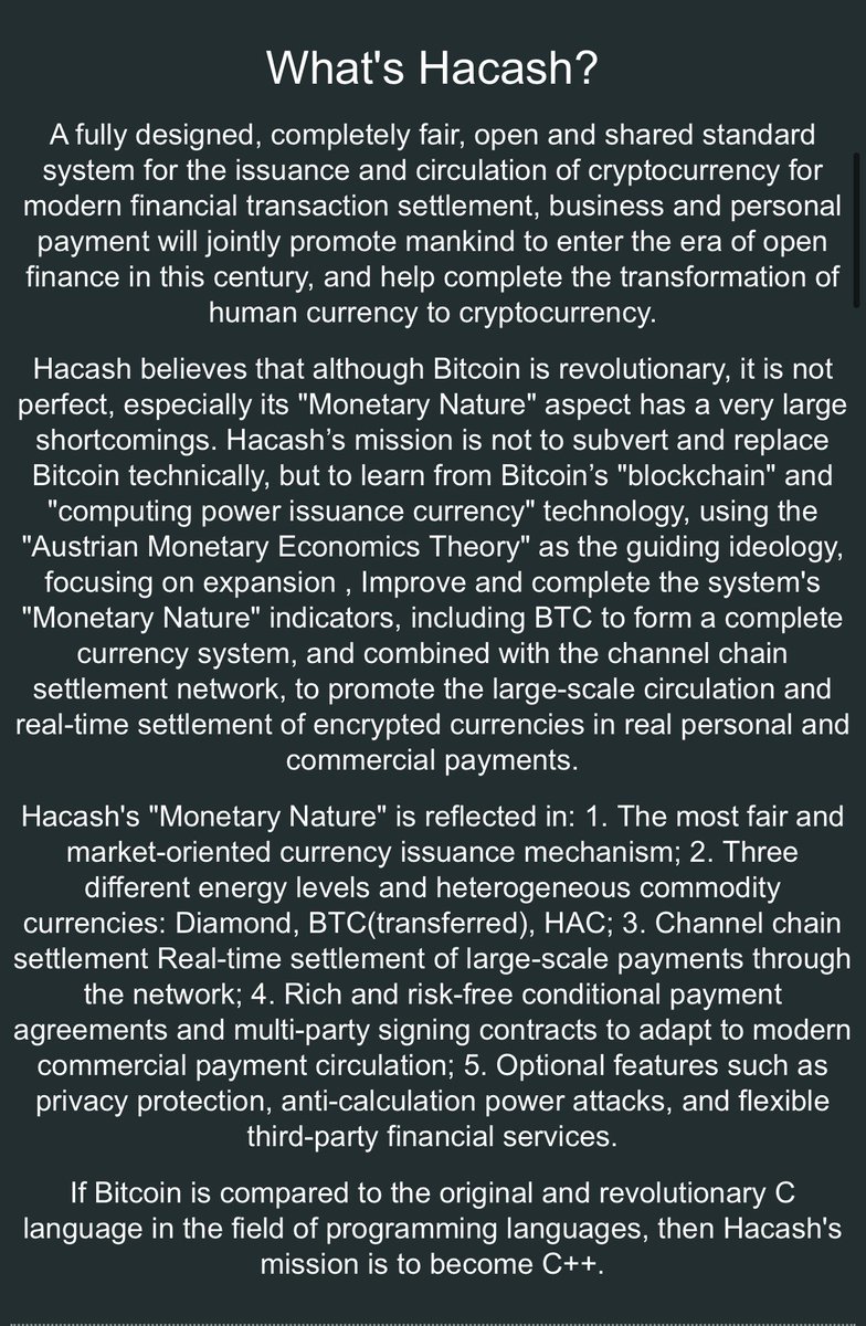 spec01010's tweet photo. @logann001 @CyberArchive @100trillionUSD Lightning isn’t a scaling solution. It’s a sloppy patch. It’s a wet band-aid, and it’s centralized. 

#Bitcoin will be much better off integrated into https://t.co/uIR1a5Jiwu. It will can then fulfill the vision. 

@hacashorg 🤝 @Bitcoin https://t.co/lpLxOOj1oR