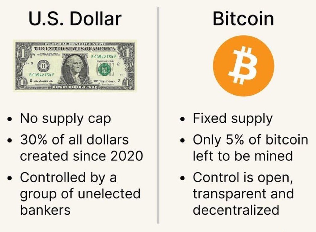 REXCrypto10's tweet photo. $BTC is limited.
Fiat is not.

Simple math. 🟧💎

#Bitcoin #BTC #Crypto #Money #CryptoNews #finance #trading #digitalgold https://t.co/KtysU7pgX2