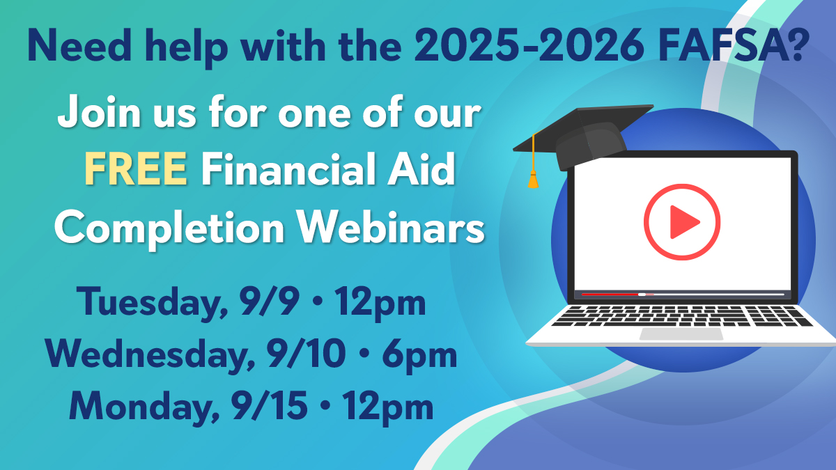 Just a few more days before the New Jersey financial aid deadline of September 15 for students currently attending college this Fall! Join us for one of our free webinars below to get the help you need with your 2025-26 #FAFSA. 

Click here to join: zoomgov.com/j/16191472863?…