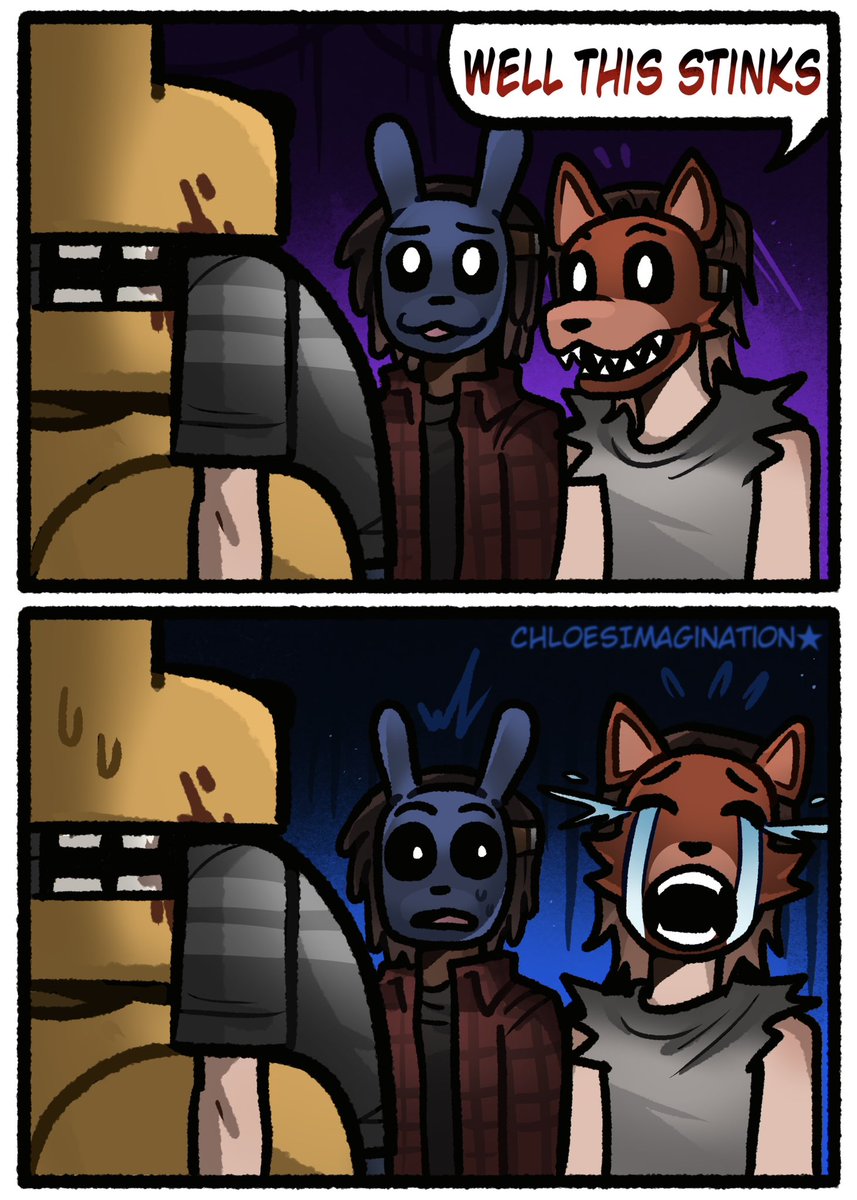 Michael’s canon reaction to the FNAF bite of 83