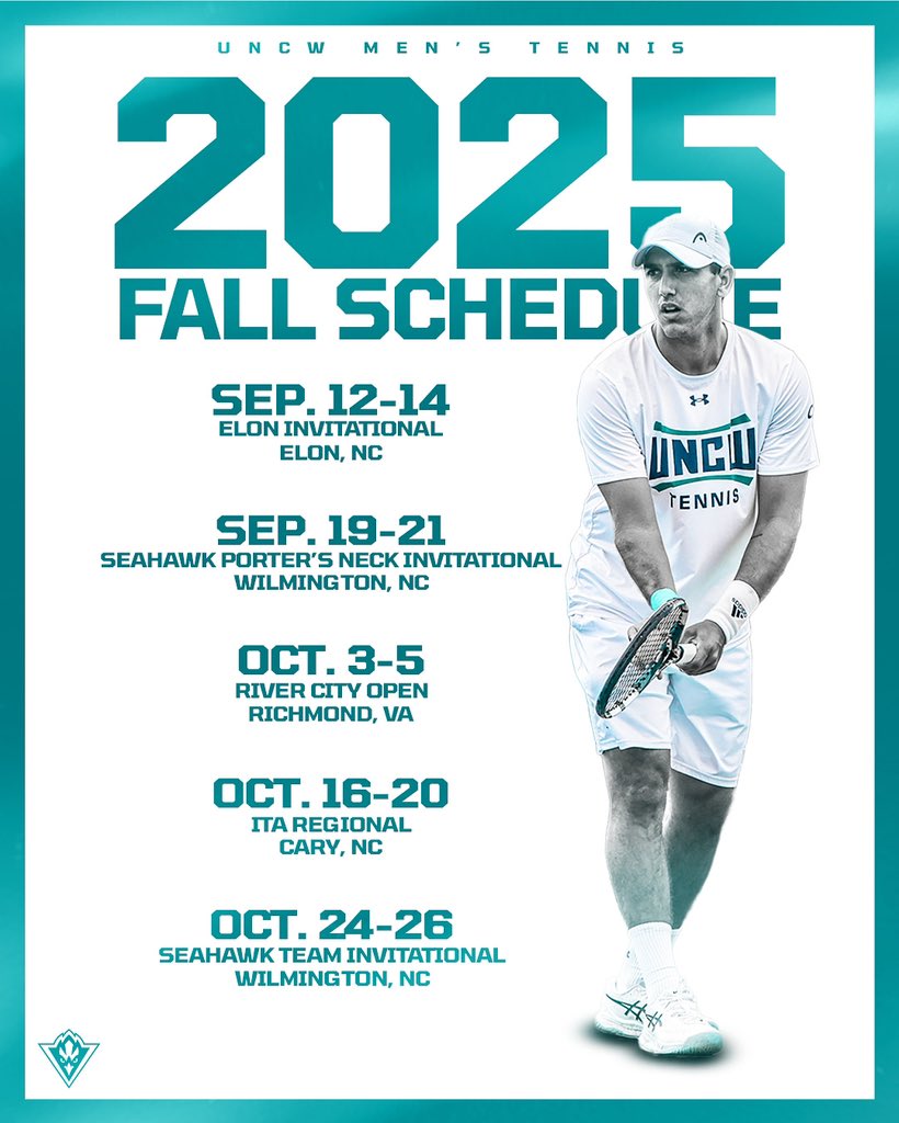 your fall plans just dropped 🗓️

#SeahawkTennis
