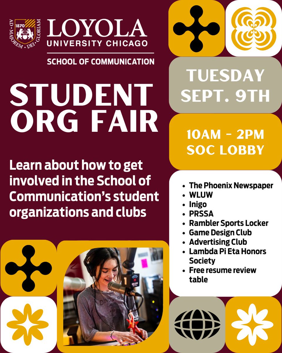 Loyola University Chicago School of Communication tweet media