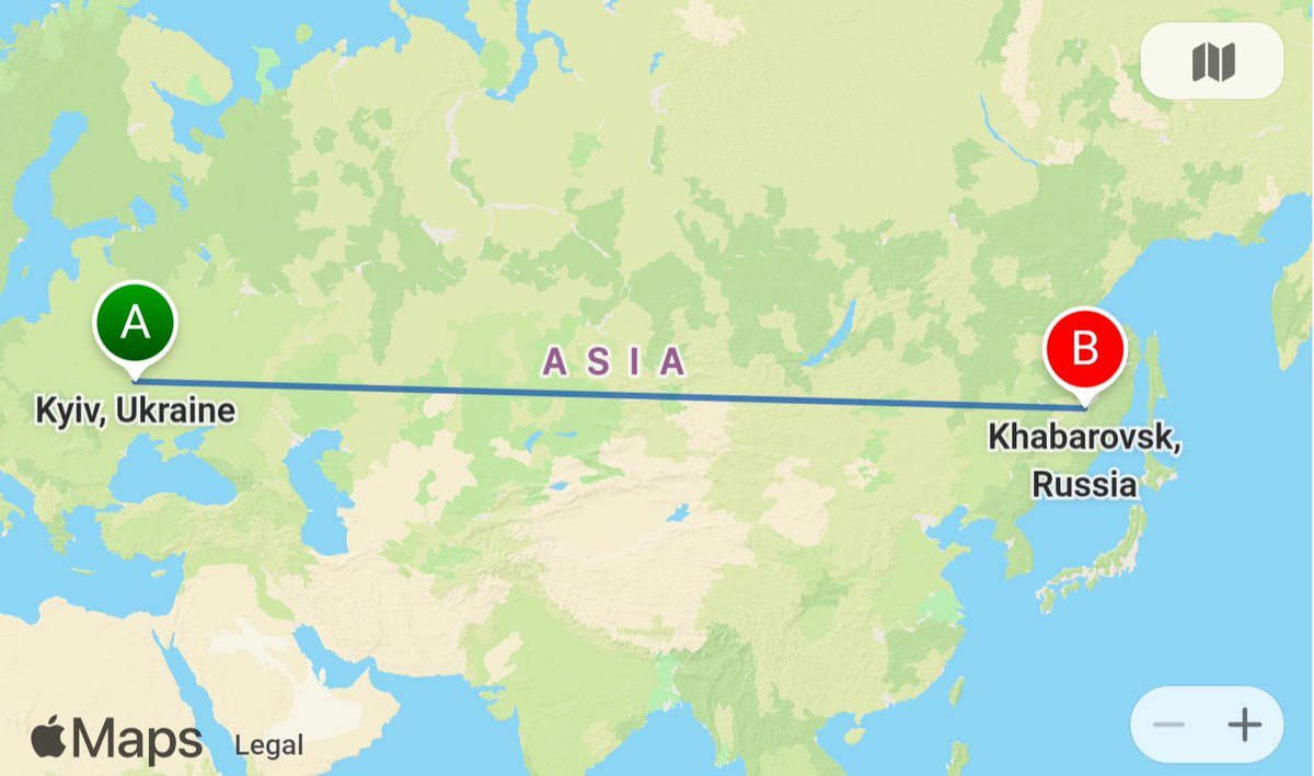 💥 Russia: Two bombs killed and injured many soldiers at the parking lot of military unit 6912 - Rosgvardia 748th Operational Battalion, which partook in war crimes and mass executions of civilians in Bucha and Irpin in 2022.
Over 4,000 miles away from Ukraine near Khabarovsk.