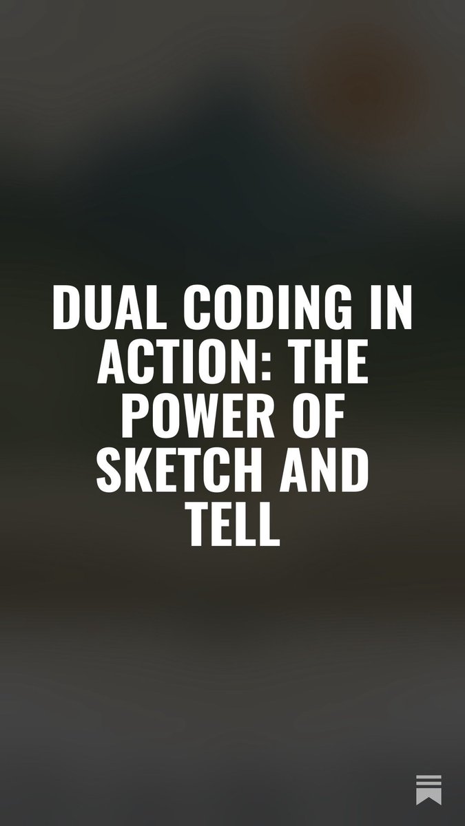 SoLInTheWild's tweet image. 🚨Sometimes the simplest strategies are the most powerful. Sketch. Tell. Remember. My reflections on dual coding and how I use it daily with students. open.substack.com/pub/solinthewi…