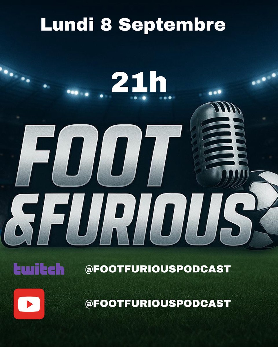 Dans quelques minutes sur twitch 

twitch.tv/footfuriouspod…