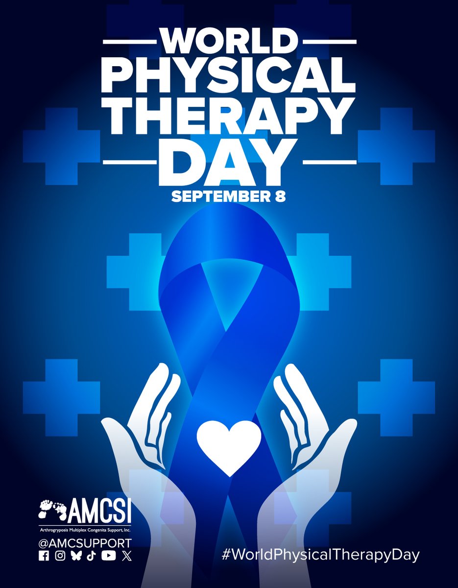 amcsupport's tweet photo. PTs play a vital role in the AMC community, helping build strength, mobility &amp; independence.

We’re so thankful for our PT specialists—share a photo with your favorite PT today! 💪

#Arthrogryposis #AMCSupport https://t.co/jCFr6f9bw2