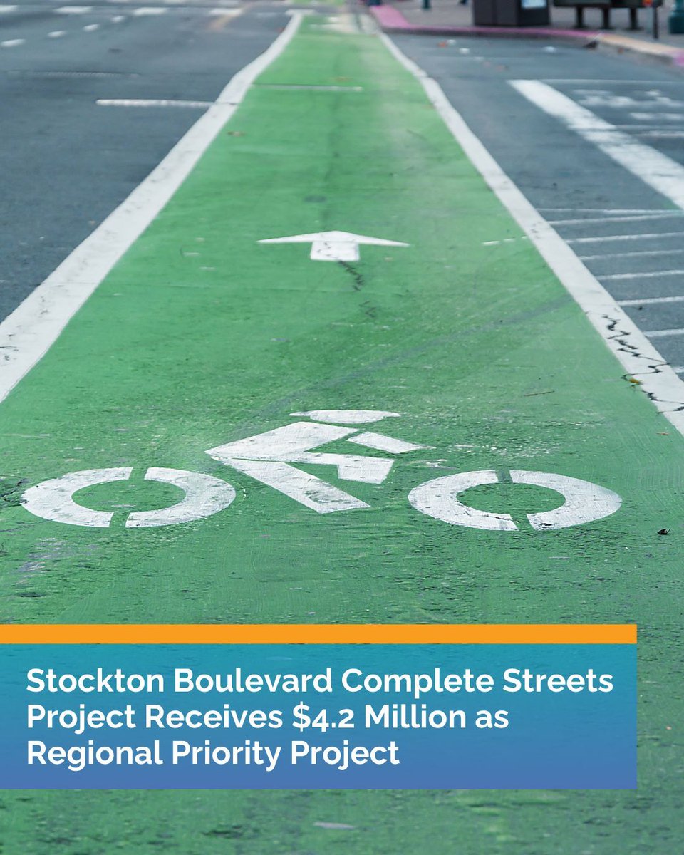 As part of the 2025 STIP funding, Sacramento County received a grant for its Stockton Boulevard Complete Streets Project, which aims to improve safety and accessibility for cyclists, pedestrians, and transit riders through this corridor. Learn more: buff.ly/pZe1ulg
