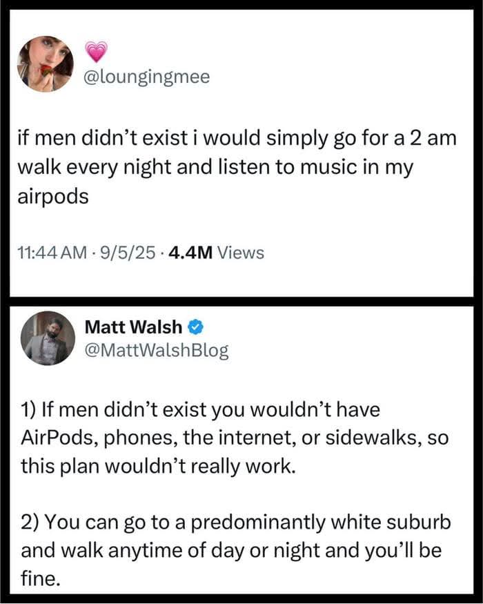 If men didn't exist