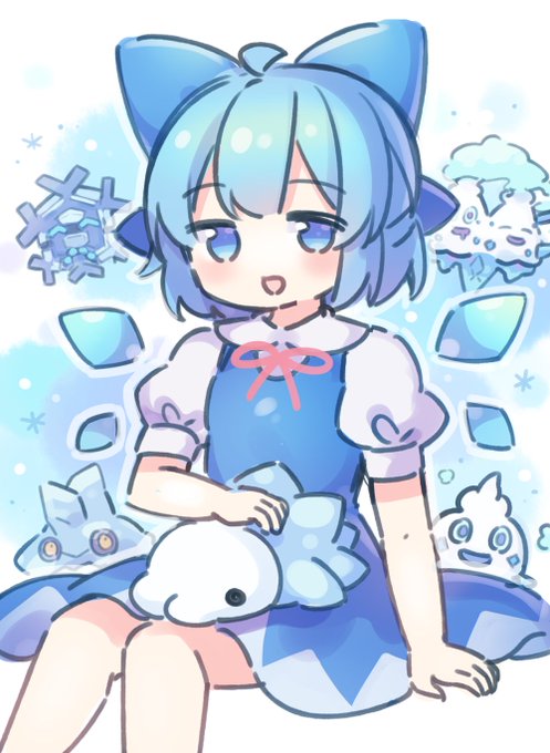 チルノ(東方Project) ,紅美鈴 「美鈴とチルノの太極拳①です。明日、②