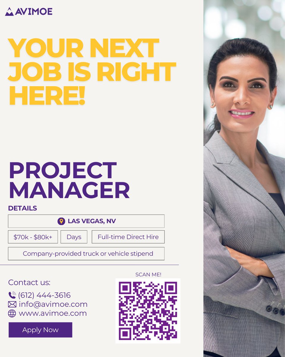 avimoe_wc's tweet image. 🚨 WE’RE HIRING: Project Manager – Las Vegas, NV!
Lead underground utility &amp;amp; fiber projects with competitive pay ($70k–$80k+ DOE), bonuses, truck/stipend &amp;amp; per diem. Full-time, direct hire. Apply today!
📞 (612) 444-3616 | 🌐 avimoe.com
#LasVegasJobs #NowHiring