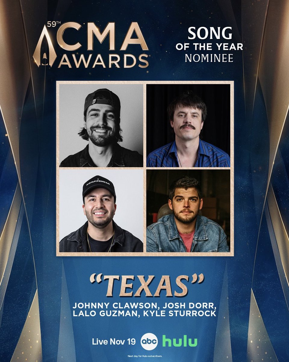 blakeshelton's tweet image. &quot;Pour Me A Drink&quot; with @PostMalone has been nominated for @CountryMusic Musical Event of the Year! Plus, congrats to the songwriters of &quot;Texas&quot; which has been nominanted for Song Of The Year! Don&apos;t miss the 59th #CMAawards Wed, Nov 19th! -Team BS