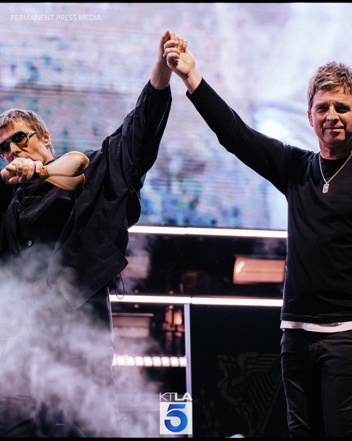 British rock band Oasis lit up the Rose Bowl in Pasadena over the weekend and said “Hello” to two sold-out shows as part of their Live ’25 World Tour: ktla.com/entertainment/…