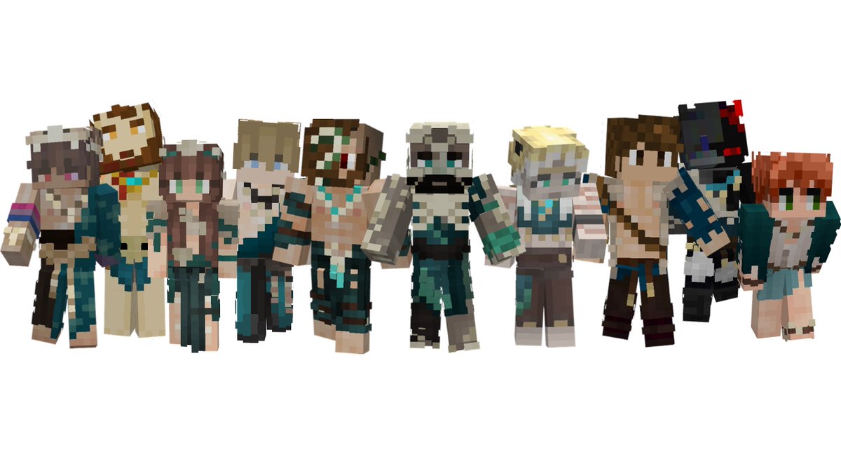 mindless_why's tweet image. You know since @JophielsWings's post brought some attention to my acc, I thought I'd post a random assortment of skins I've worked on!

Wish I had more renders/poses of other skins I've made but I don't do renders/poses all that often LOL