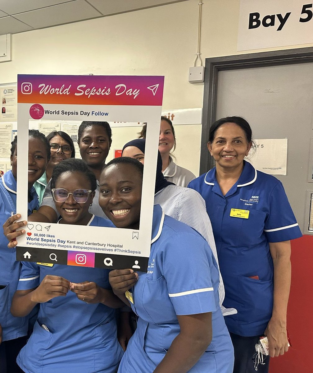 🚨 World Sepsis Day at  EKHUFT THINK Sepsis – Act Fast! ⏱️
💡 Today’s focus = Time!
 • Give antibiotics early if sepsis is suspected
 • Review antimicrobials daily – think stewardship!
 • Discuss with microbiology for best practice
Complete your Sepsis Screen within 1 hour