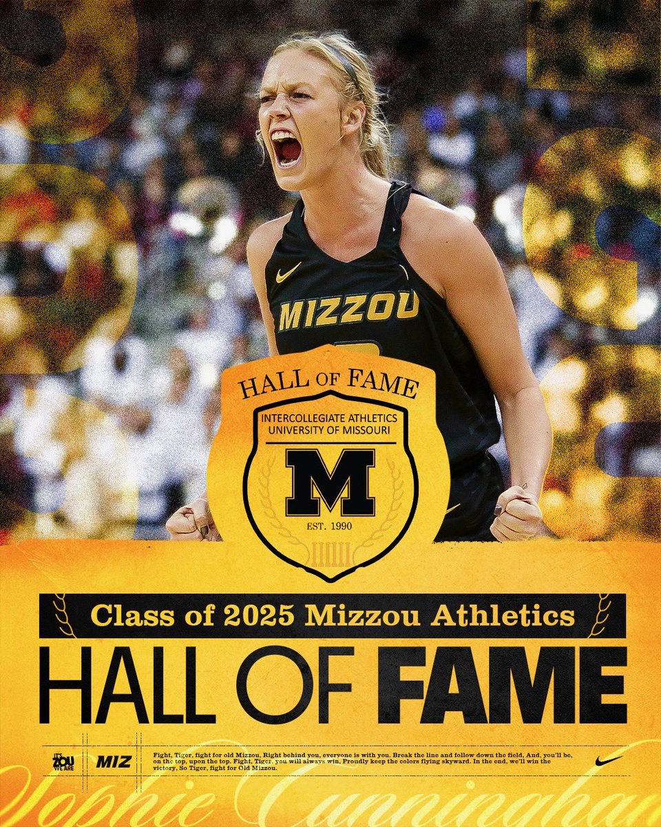 Hall of Fame starts with our very own <a href="/sophaller/">Sophie Cunningham</a> 🐯‼️

#MIZ x #OurZou