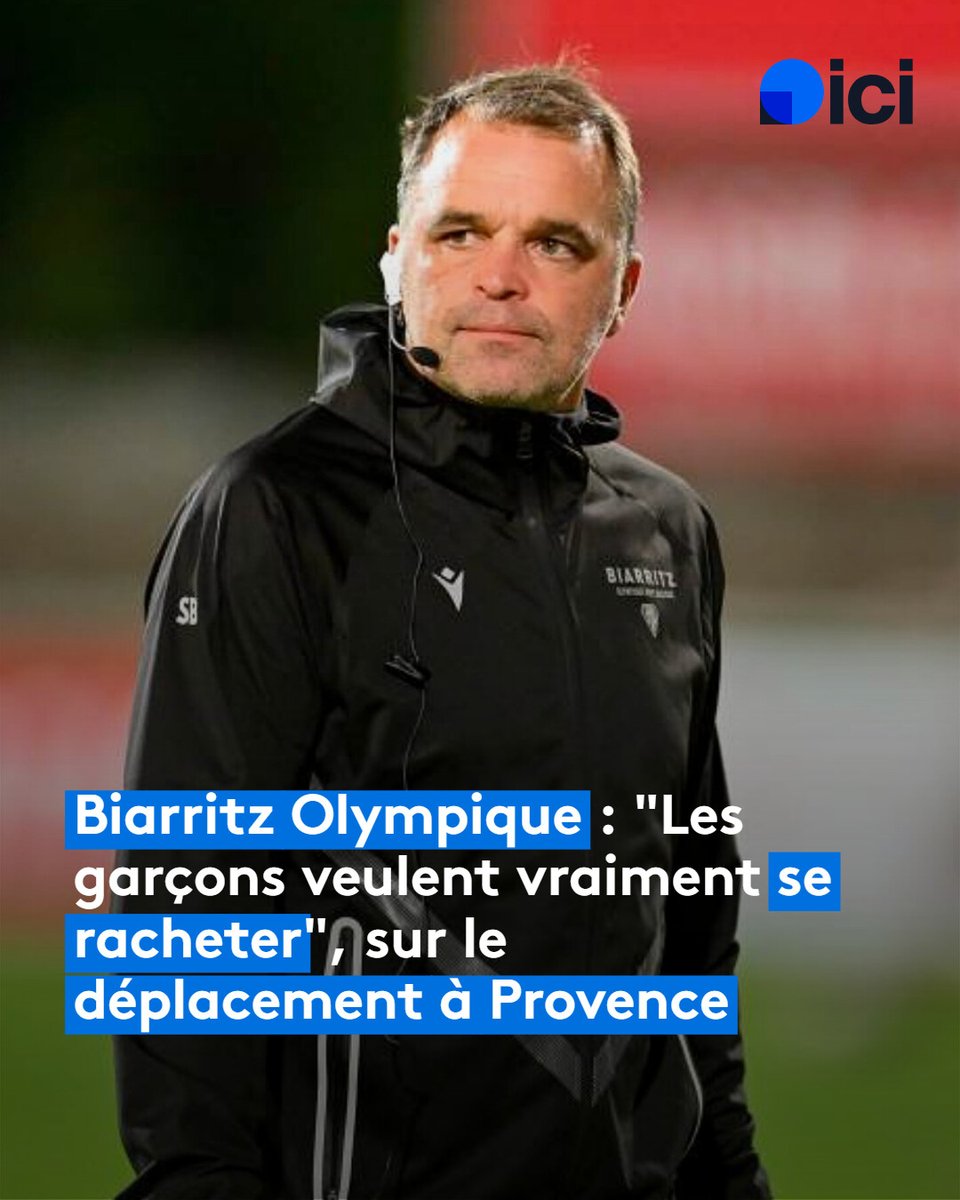 icipaysbasque's tweet image. Biarritz Olympique : "Les garçons veulent vraiment se racheter", assure l'entraineur Sébastien Buada avant le déplacement à Provence ➡️ l.ici.fr/aam

#PRBO | #ProD2 | #aupaBO