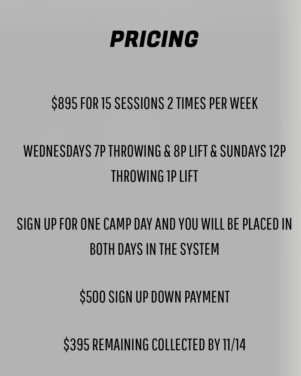Our annual VELOCITY &amp; COMMAND ACADEMY is back! 

Our class averaged a gain of +8.03mph through a detailed arm care program, and maximizing each players throwing mechanics. 

Spots are limited, signup now at thepaohio.com <a href="/premierath/">Premier Ohio Baseball</a> <a href="/PremierOhBase/">Premier Ohio Baseball</a> <a href="/SKacirek/">Premier OH 15U Kacirek (Scott Kacirek - HC)</a>