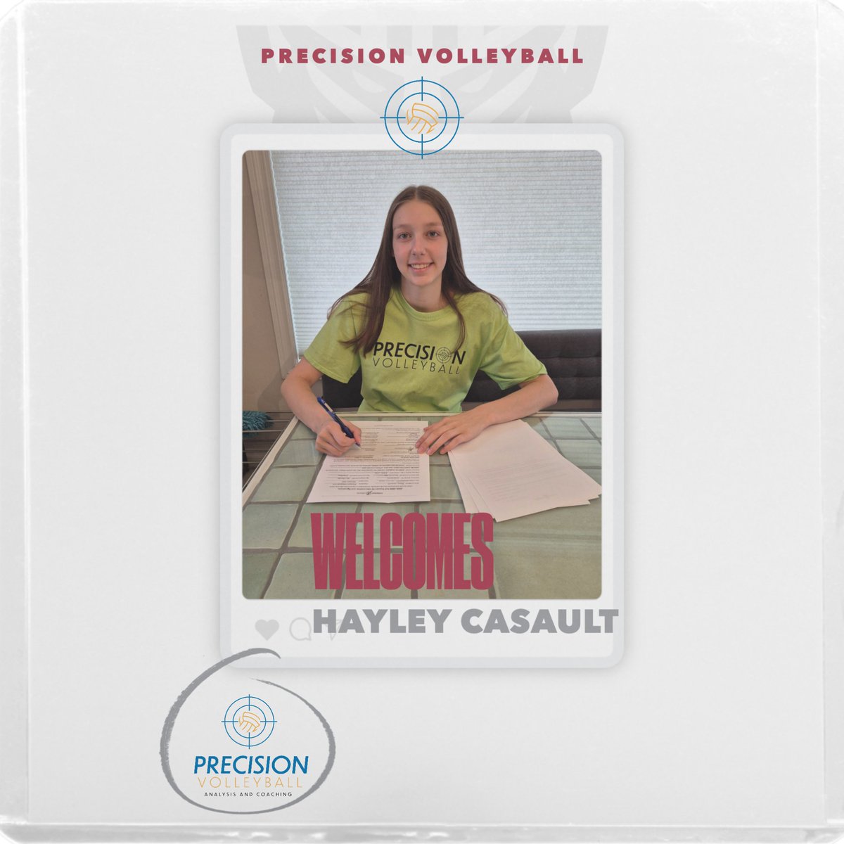 we welcome Haley Casault to our U18 Gold team