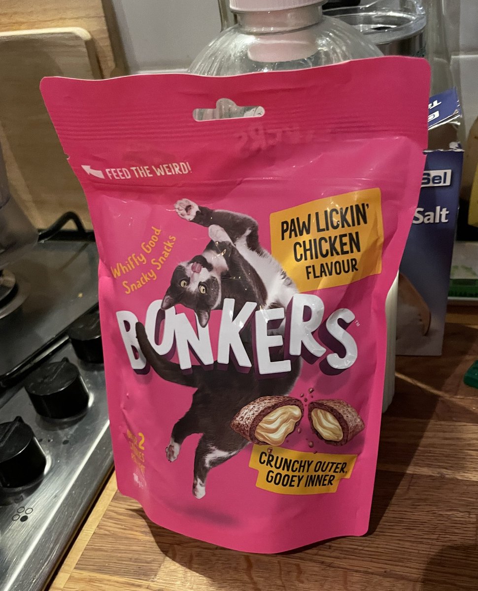 Purchased in a supermarket in Scotland. <a href="/feederofcats/">Friends of Bear Cat Rescue</a> I think Wonton should sue 🤣
